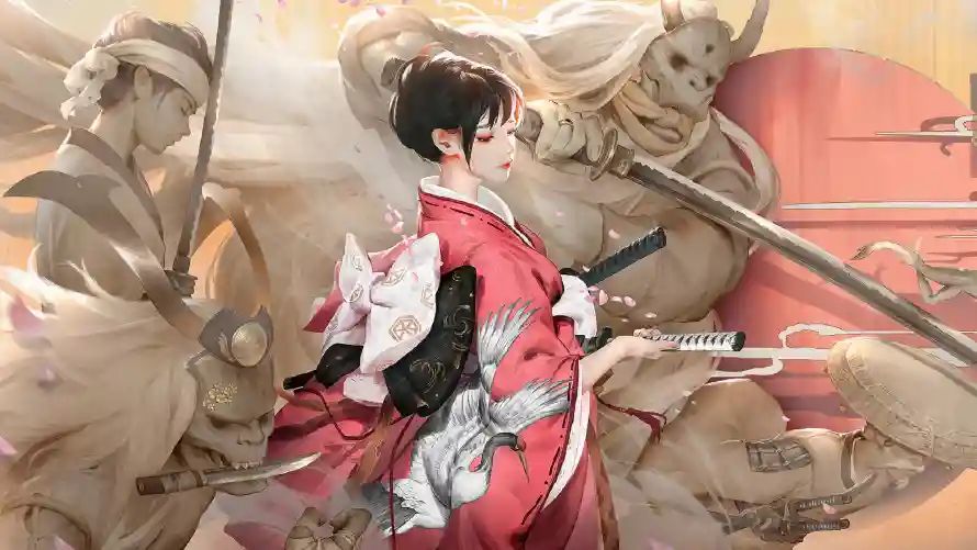 4k人物壁纸 - 动漫 - 和风 - 武士「哲风壁纸」