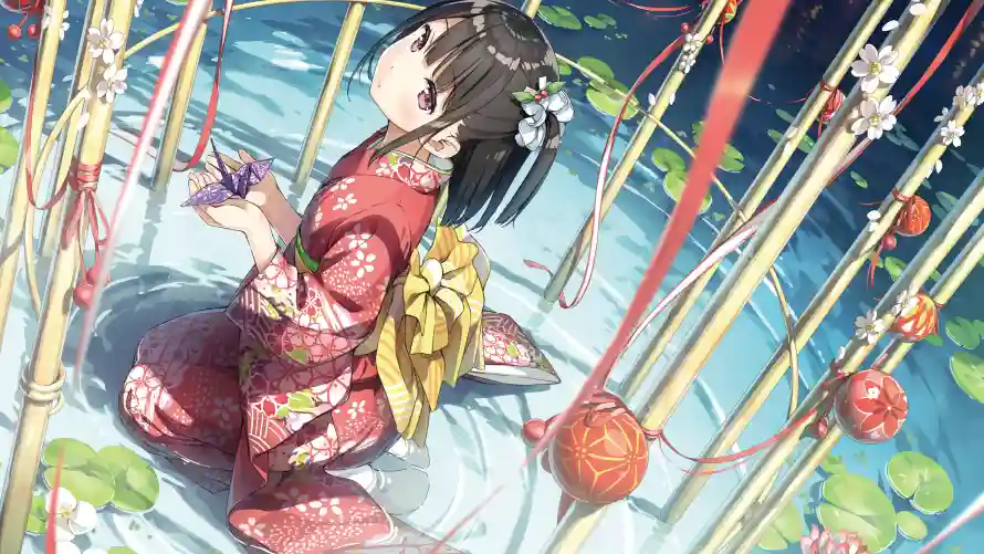 4k动漫壁纸 - 少女 - 传统服饰 - 动漫壁纸「哲风壁纸」