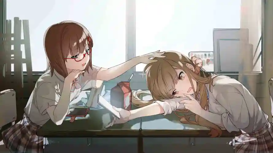 4k动漫壁纸 - 少女 - 唯美风 - 校园风「哲风壁纸」