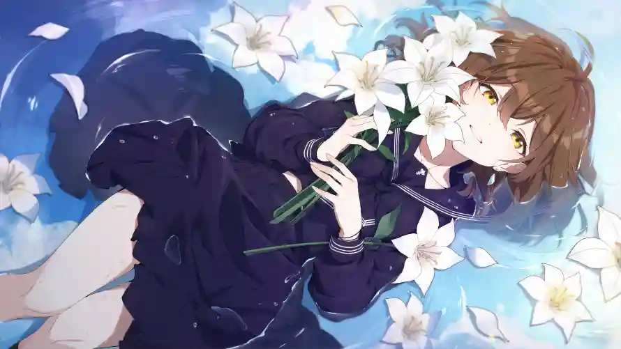 4k动漫壁纸 - 少女 - 清新 - 背景「哲风壁纸」
