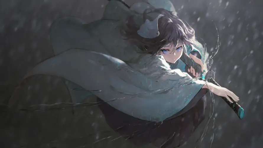 4k动漫壁纸 - 少女 - 酷炫 - 二次元「哲风壁纸」