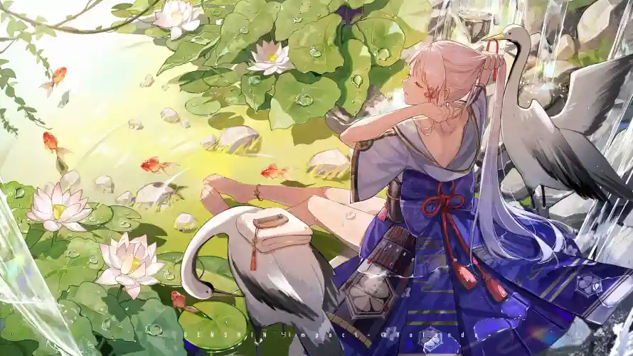 4k动漫壁纸 - 少女 - 画面 - 背景「哲风壁纸」