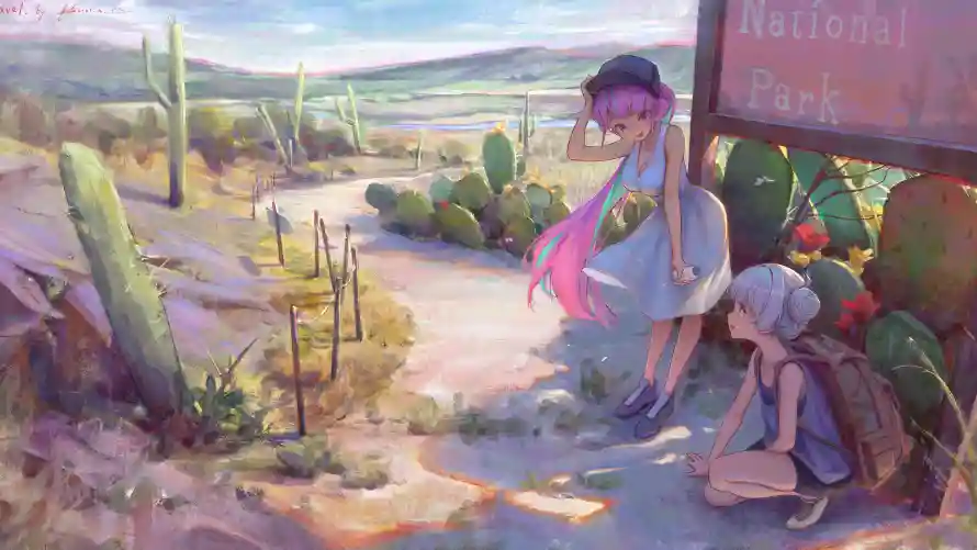 4k动漫壁纸 - 少女 - 人物插画 - 动漫壁纸「哲风壁纸」
