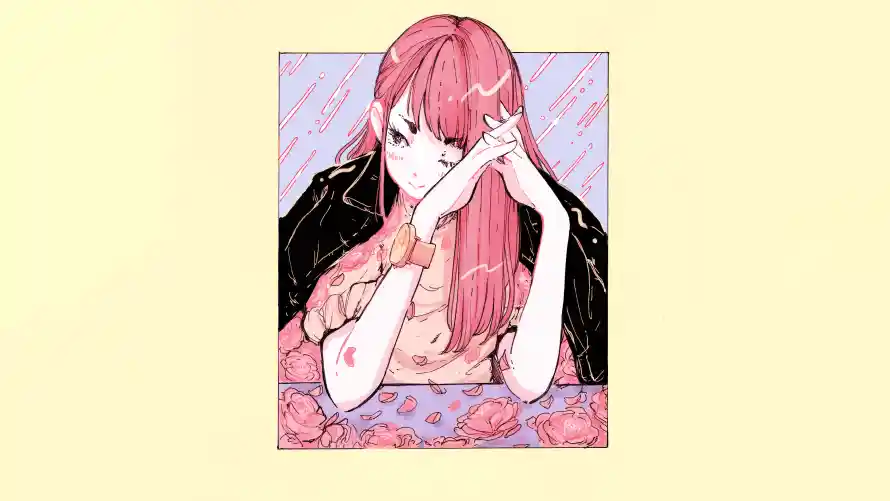 4k动漫壁纸 - 美女 - 背景 - 唯美风「哲风壁纸」