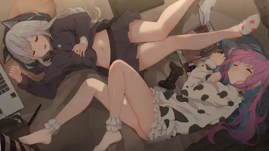 4k人物壁纸 - 动漫 - 少女 - 躺卧「哲风壁纸」 4k人物壁纸 - 动漫 - 少女 - 躺卧「哲风壁纸」
