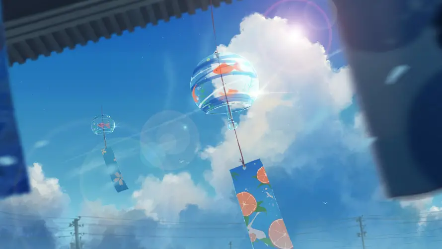 4k动漫壁纸 - 天空 - 背景 - 蓝天「哲风壁纸」