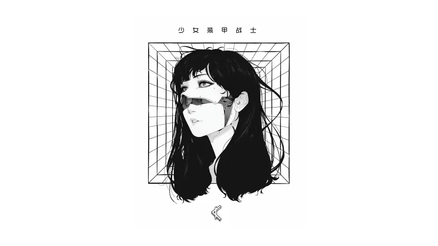 4k动漫壁纸 - 科幻 - 动漫壁纸 - 线条元素「哲风壁纸」
