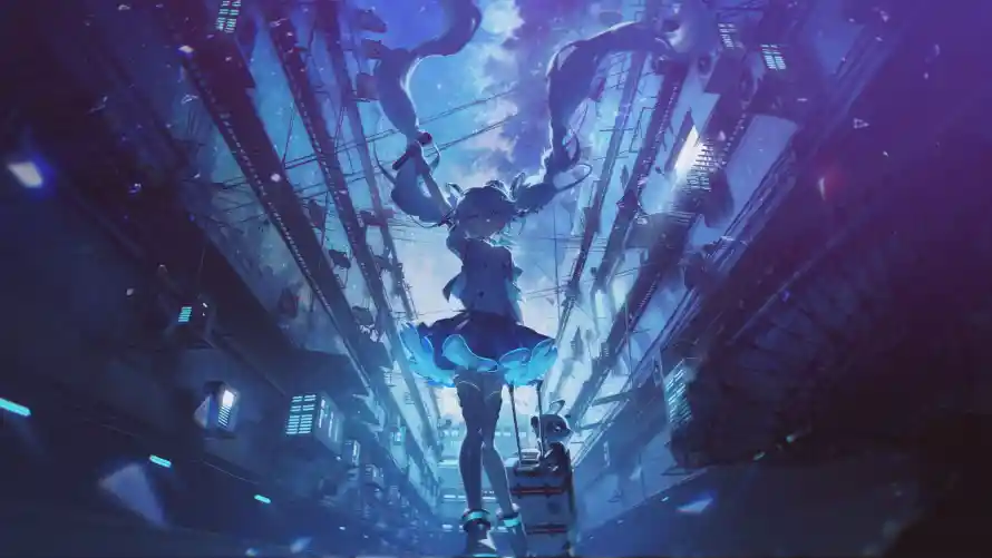 4k动漫壁纸 - 少女 - 动漫壁纸 - 唯美画面「哲风壁纸」