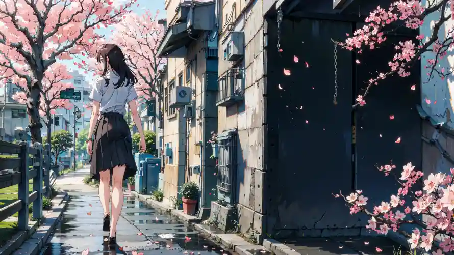 4kAI壁纸 - 少女 - 动漫风 - AI少女「哲风壁纸」