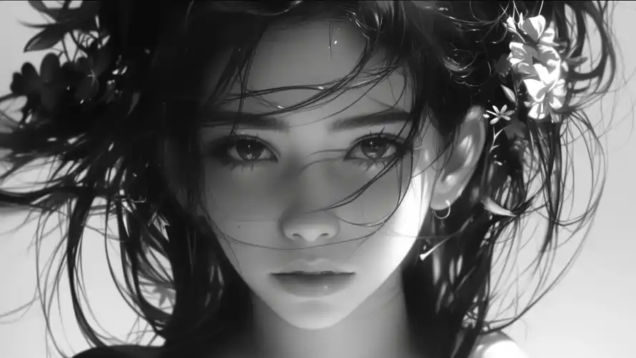 4kAI壁纸 - 美女 - AI美女 - 梦幻背景「哲风壁纸」