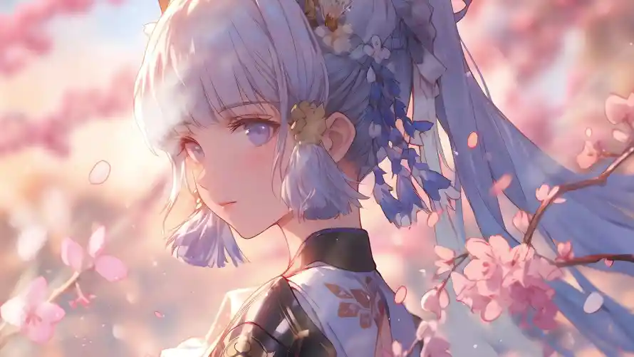 4kAI壁纸 - 少女 - AI少女 - 古风少女「哲风壁纸」