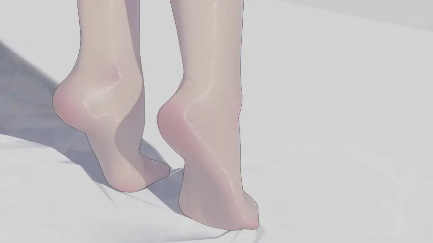 4k丝袜壁纸 - 动漫 - 特写 - 美足「哲风壁纸」