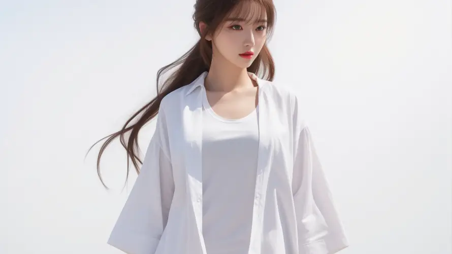 4kAI壁纸 - 美女 - AI美女 - 清新佳人「哲风壁纸」