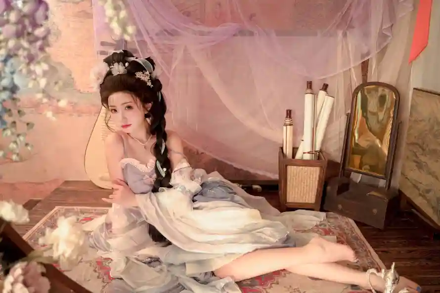 4k古典壁纸 - 古风 - 少女 - 美女「哲风壁纸」