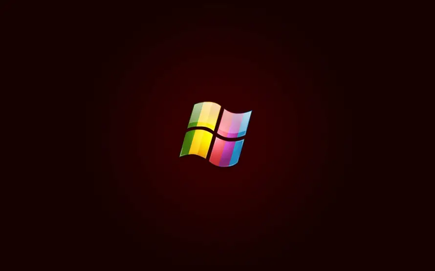 4k极简壁纸 - 经典徽标 - Windows - Windows徽标「哲风壁纸」