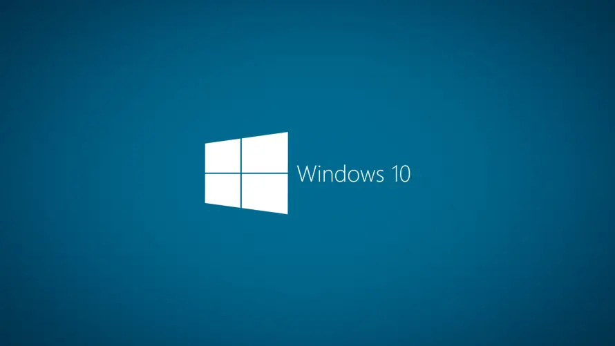 4k系统徽标壁纸 - 经典画面 - 蓝色背景 - win10「哲风壁纸」