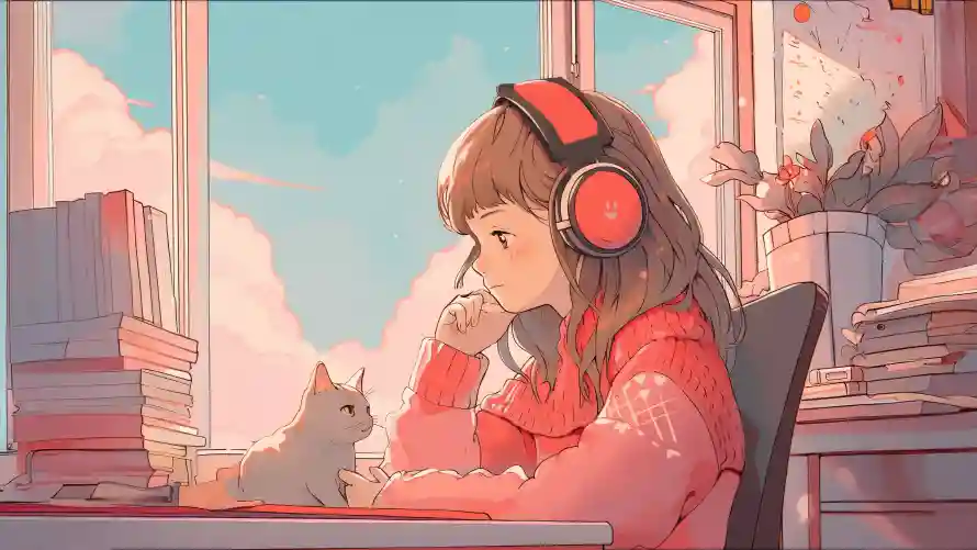 4k动漫壁纸 - 少女 - 萌宠 - 动漫壁纸「哲风壁纸」