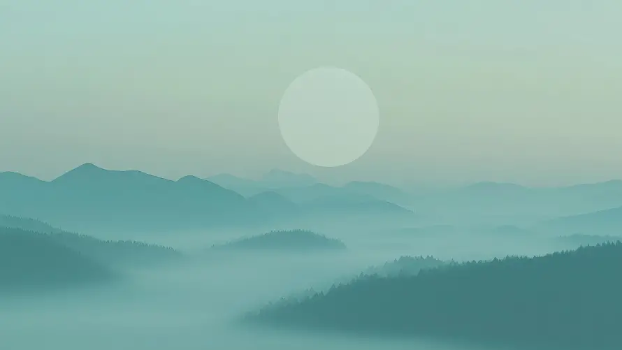 4kAI壁纸 - 日出 - 朦胧 - 梦幻「哲风壁纸」