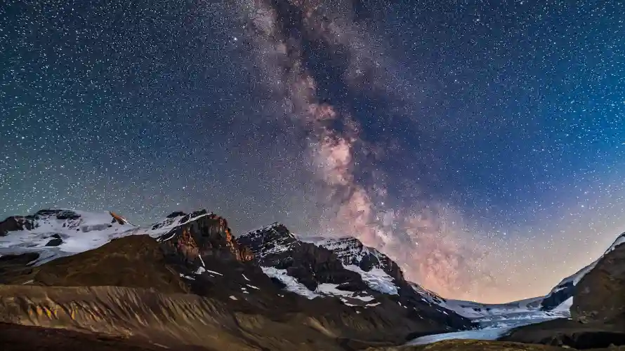 4k山景壁纸 - 山 - 星空 - 雪山「哲风壁纸」