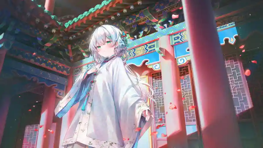 4k动漫壁纸 - 古装 - 古风 - 少女「哲风壁纸」