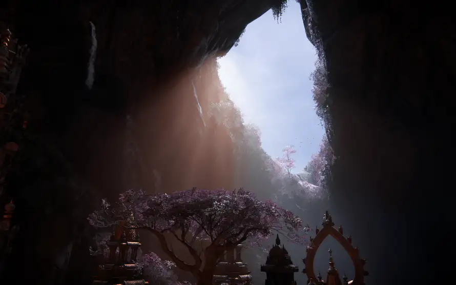 4k神秘壁纸 - 奇幻景观 - 洞穴场景 - 神秘氛围「哲风壁纸」