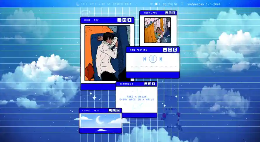 4k少年壁纸 - 界面 - 主题界面 - 少年元素「哲风壁纸」