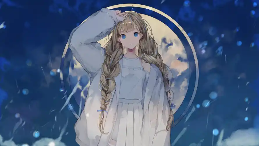 4k动漫壁纸 - 少女 - 梦幻 - 背景「哲风壁纸」