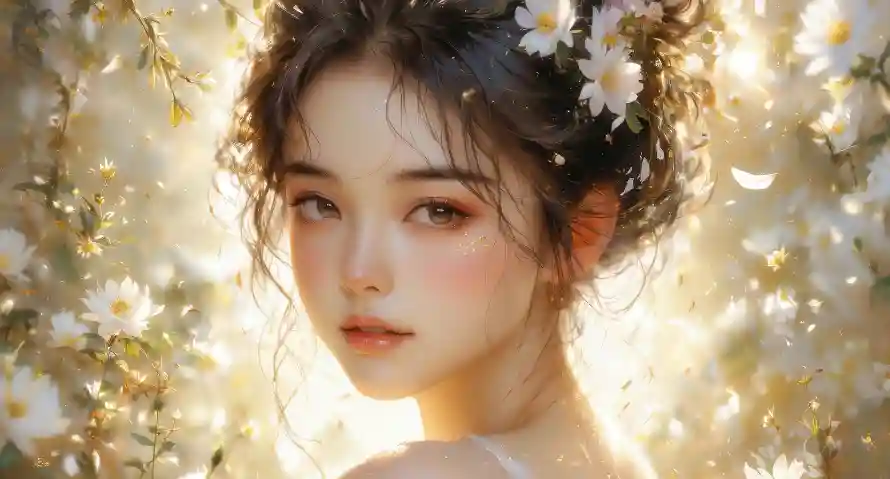 4k唯美壁纸 - 梦幻 - 清纯 - 美女「哲风壁纸」