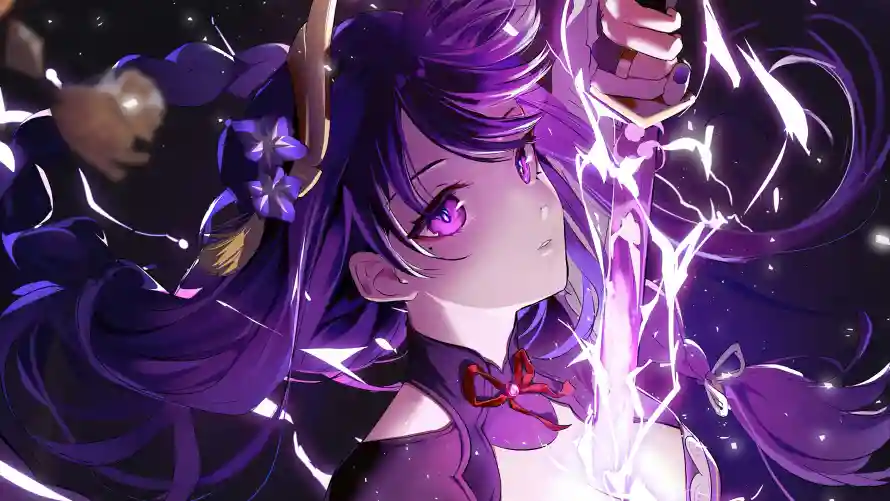 4k少女壁纸 - 雷神 - 动漫角色 - 少女雷神「哲风壁纸」