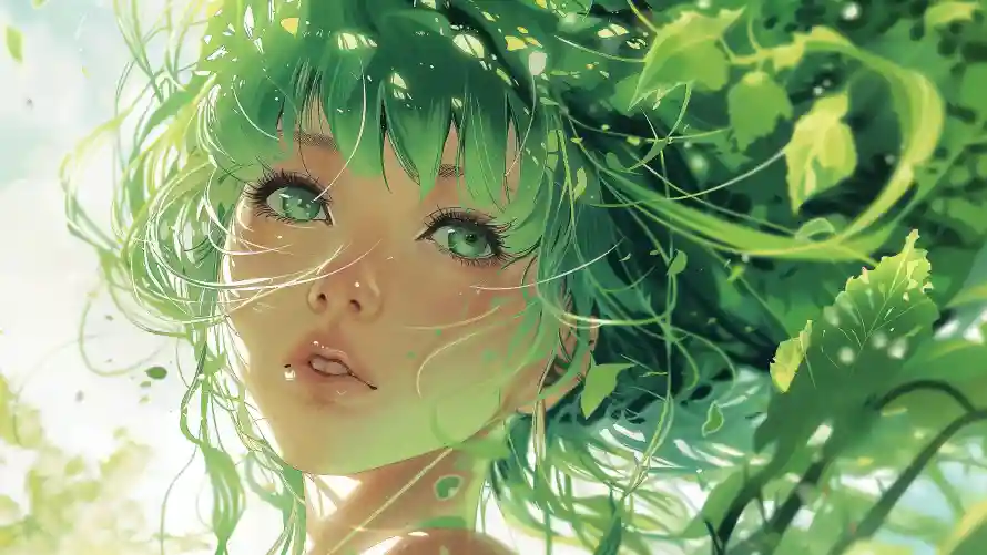 4k动漫壁纸 - 少女 - 动漫壁纸 - 梦幻元素「哲风壁纸」