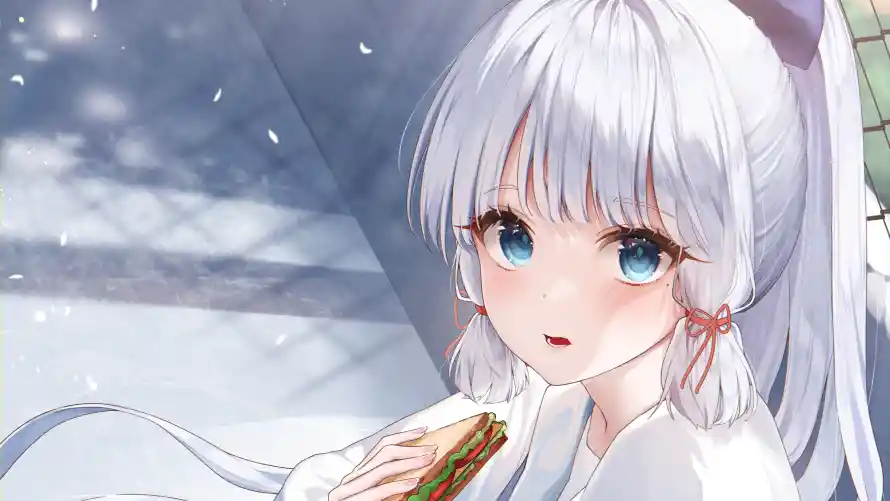 4k动漫壁纸 - 少女 - 雪景 - 二次元「哲风壁纸」