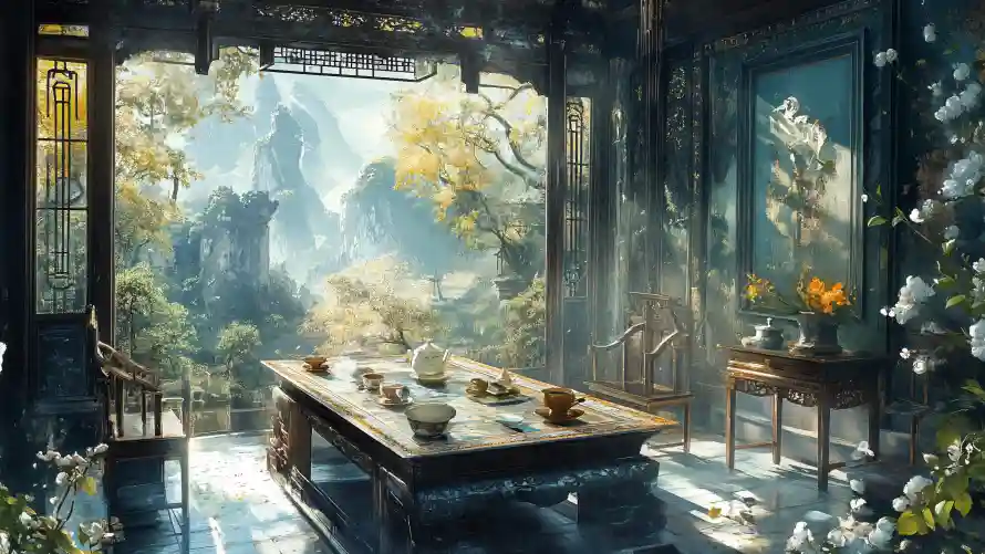 4kAI壁纸 - 动漫 - 国风 - 中式元素「哲风壁纸」