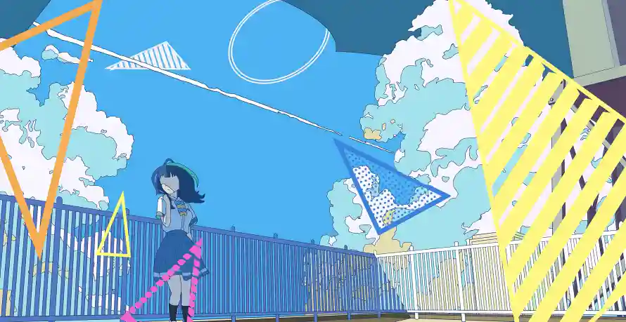 4k动漫壁纸 - 天台 - 女孩 - 背景「哲风壁纸」
