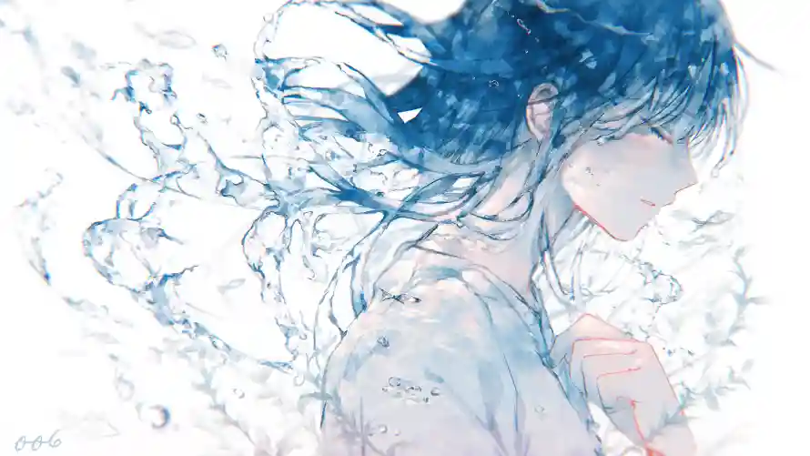 4k创意壁纸 - 创意女孩 - 动漫人物 - 梦幻背景「哲风壁纸」