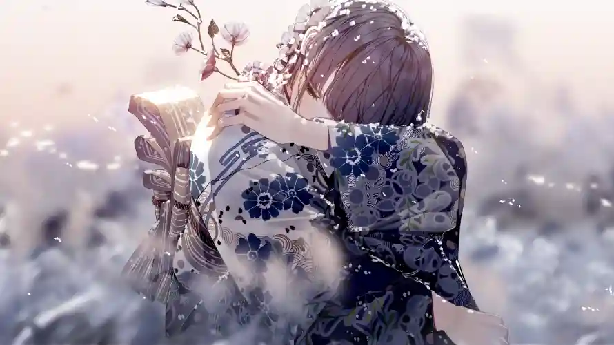 4k和服壁纸-雪景 - 意境-热门的壁纸「哲风壁纸」