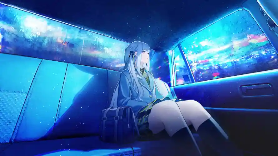 6k少女壁纸-蓝色调壁纸和jk-jk少女热门的壁纸「哲风壁纸」
