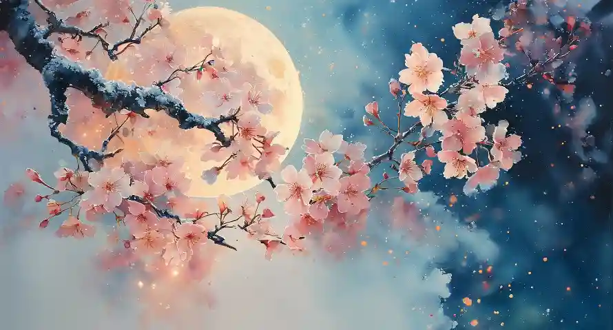 2k唯美壁纸-梦幻壁纸和月亮-壁纸分享「哲风壁纸」