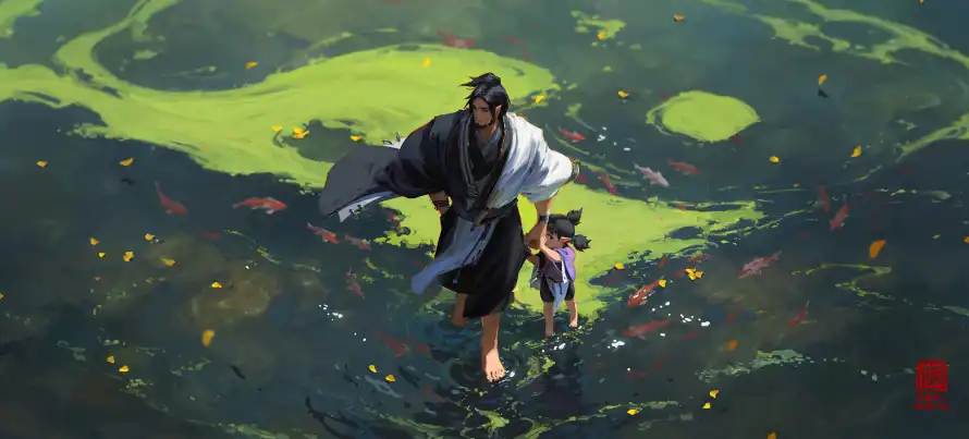 4k侠客壁纸 - 古风 - 孩童 - 玄幻「哲风壁纸」