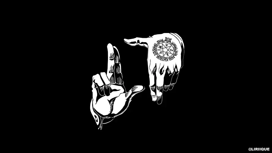 4k动漫壁纸 - 奇幻 - 动漫手势 - 奇幻图案「哲风壁纸」