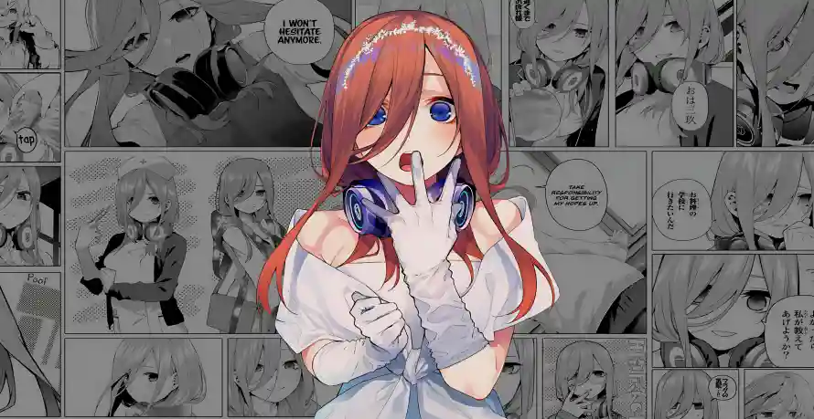 4k二次元壁纸 - 动漫人物 - 漫画分镜 - 红发女孩「哲风壁纸」