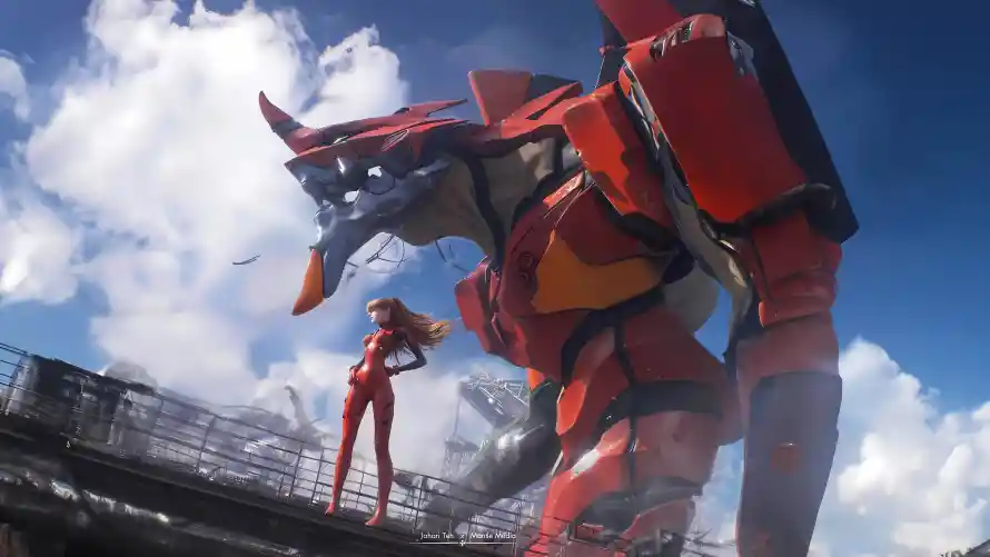 4k人物壁纸 - 动漫 - 机甲 - eva「哲风壁纸」