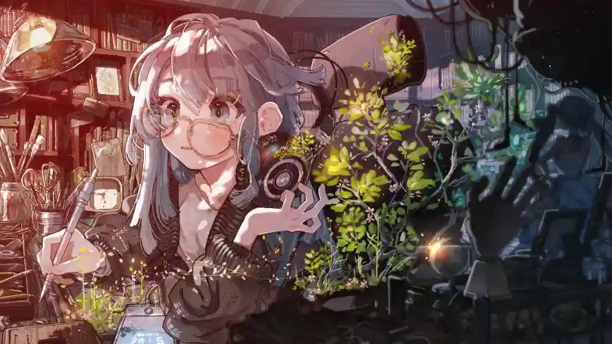 4k动漫壁纸 - 少女 - 科技 - 二次元「哲风壁纸」