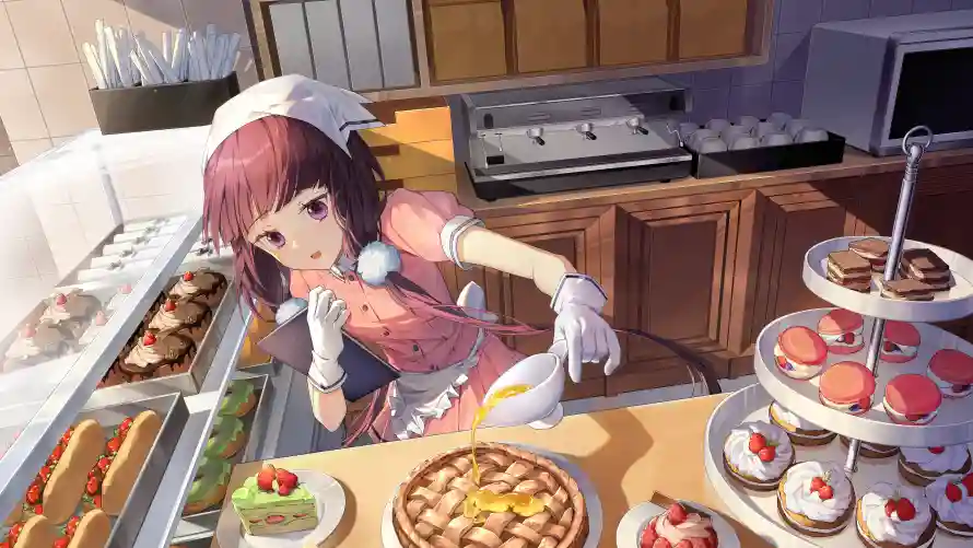 4k动漫壁纸 - 少女 - 美食 - 食物「哲风壁纸」 4k动漫壁纸 - 少女 - 美食 - 食物「哲风壁纸」