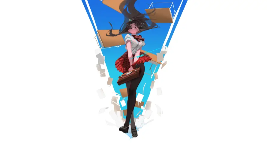 4kjk壁纸 - 创意 - 动漫 - 少女「哲风壁纸」