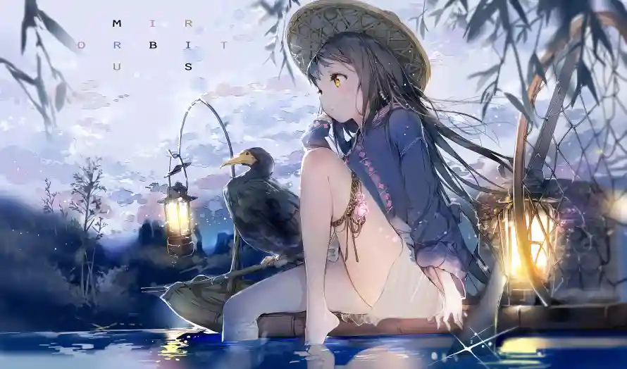 4k古风壁纸 - 舟 - 鱼 - 少女「哲风壁纸」 4k古风壁纸 - 舟 - 鱼 - 少女「哲风壁纸」
