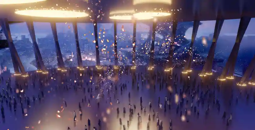 4k蓝色壁纸 - 鬼刀 - 人群聚集 - 城市夜景「哲风壁纸」 4k蓝色壁纸 - 鬼刀 - 人群聚集 - 城市夜景「哲风壁纸」