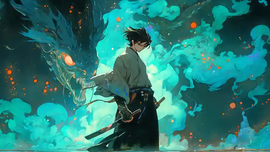 4k剑客壁纸 - 动漫 - 剑士插画 - 剑客动漫「哲风壁纸」