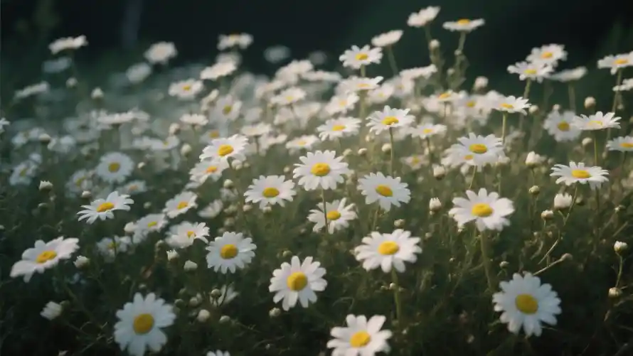 4k花丛壁纸 - 花海 - 雏菊 - 户外场景「哲风壁纸」