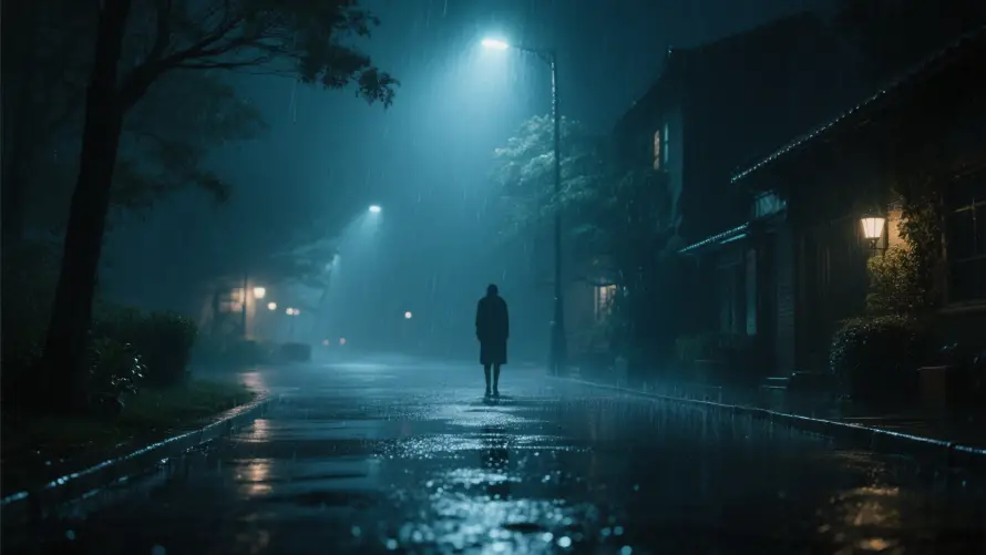 4k雨夜壁纸 - 夜晚街道 - 孤独氛围 - 孤独行走「哲风壁纸」 4k雨夜壁纸 - 夜晚街道 - 孤独氛围 - 孤独行走「哲风壁纸」