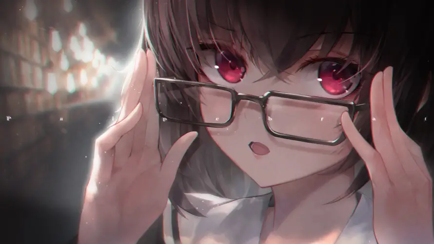 4k动漫壁纸 - 二次元 - 红瞳少女 - 二次元少女「哲风壁纸」